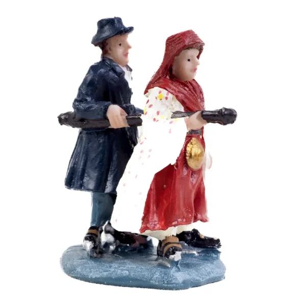 Dickensville Figuren Hindelooper schaatspaar