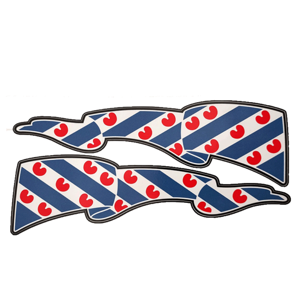 Sticker Friese vlag wimpel