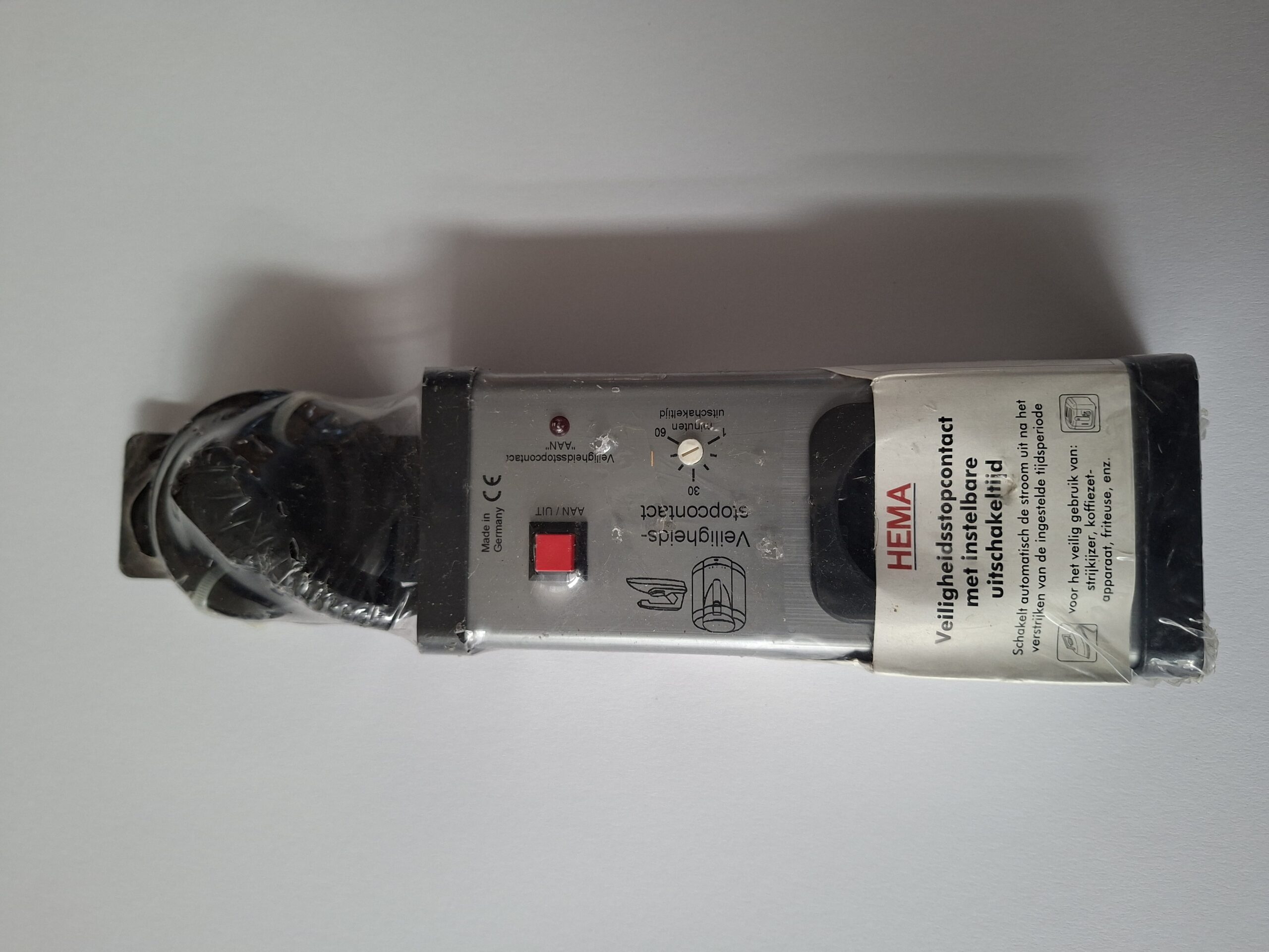 Veiligheid Stopcontact Met instelbare uitschakeltijd.