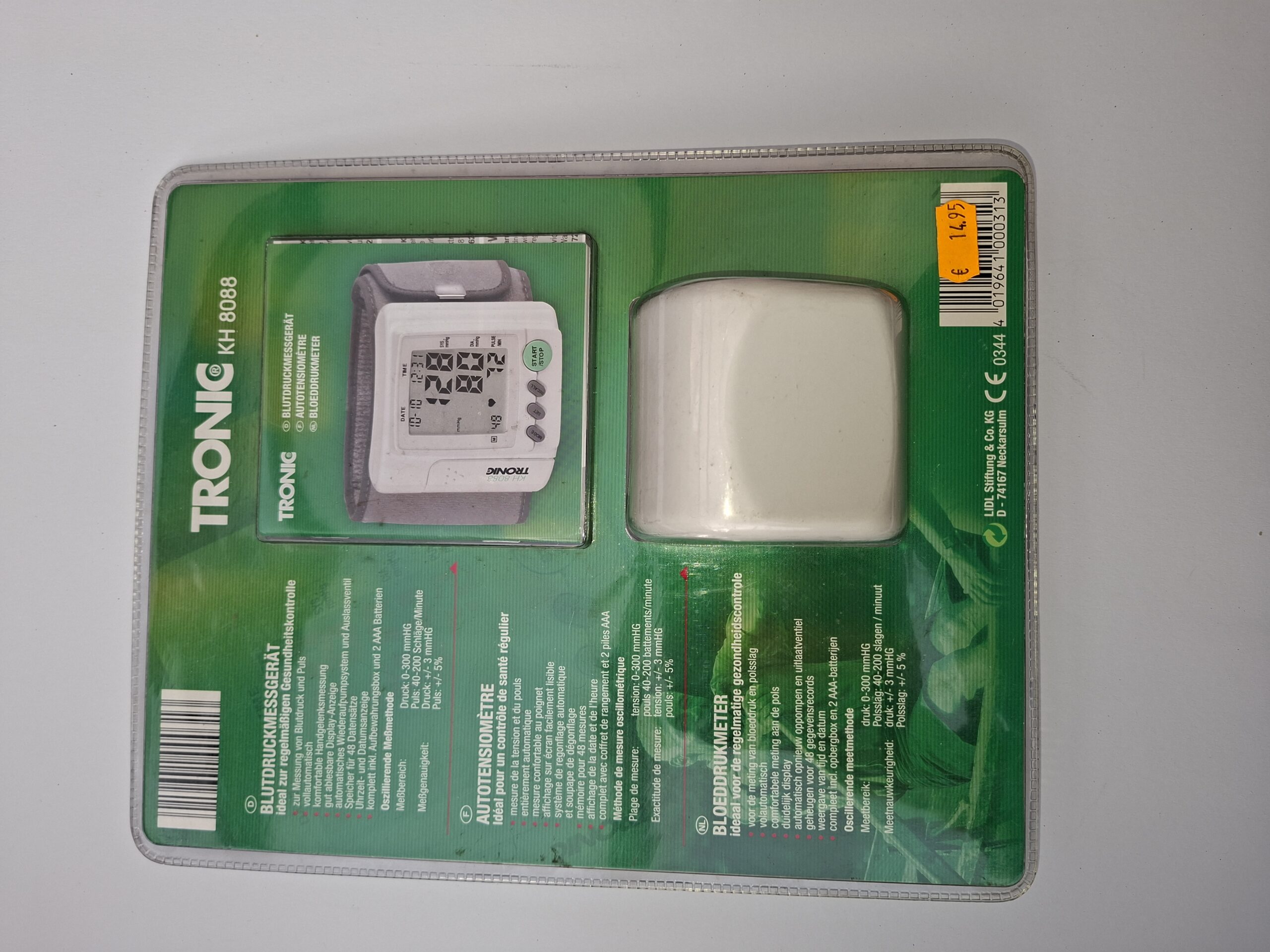 Tronic KH8088.Bloeddrukmeter.