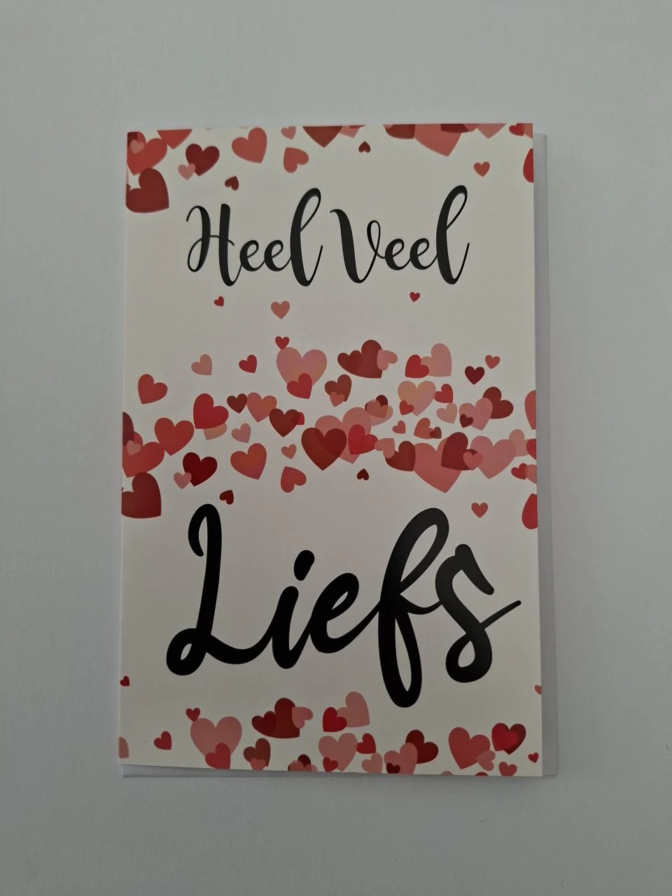 Wenskaarten. Dubbele kaart met enveloppe. 16x12 cm. bedankt\heel veel liefs\succes of een dikke knuffel. - Afbeelding 5